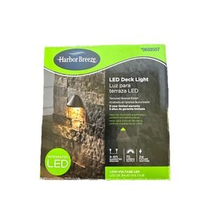 Harbor Breeze LED‎ Deck Light 2 Watt Textured Bronze Low Voltage NEW